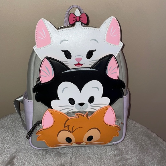 Loungefly Handbags - Disney Loungefly Cats mini backpack NWT